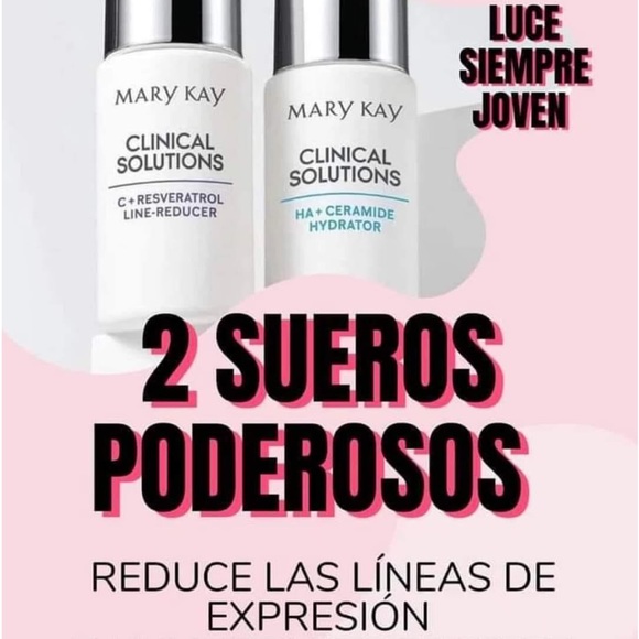 Mary Kay Skincare New 2 Serums Clinical Solutions By Mary Kay Hyaluronic Acid And